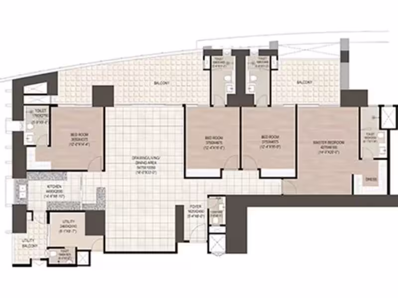 Penthouse floor plan